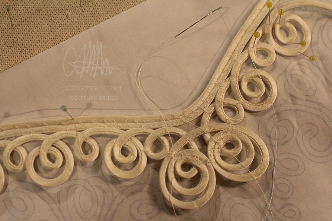 bias applique sewing