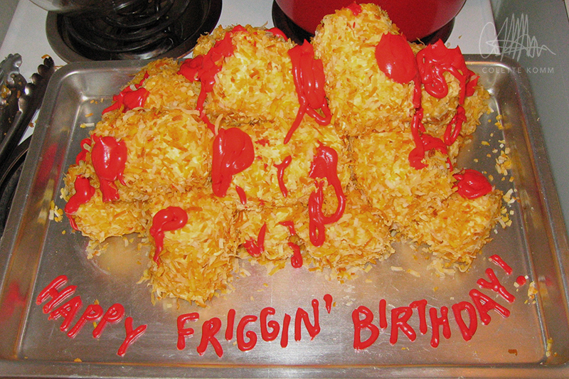 napoleon dynamite tater tot birthday cake